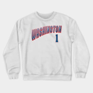 Retro Washington Number 1 Crewneck Sweatshirt